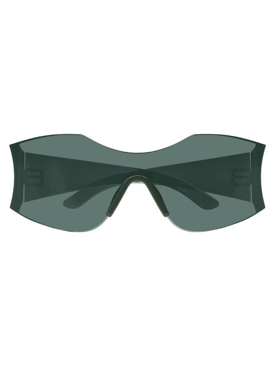 NEW BALENCIAGA SUNGLASSES BB0292S 003 UNISEX GEOMETRIC BLUE EYEWEAR main image 4